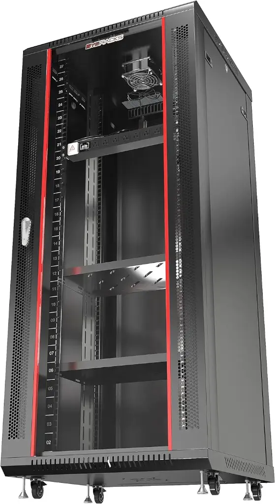Network Data Cabinet - 27U Rack Mount 
