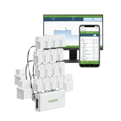 Emporia Vue 3 Commercial 3-Phase Smart Energy Monitor w/16 Sensors