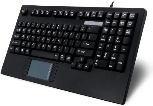 AKB-425UB - Easytouch Rackmount USB Touchpad Keyboard, Black