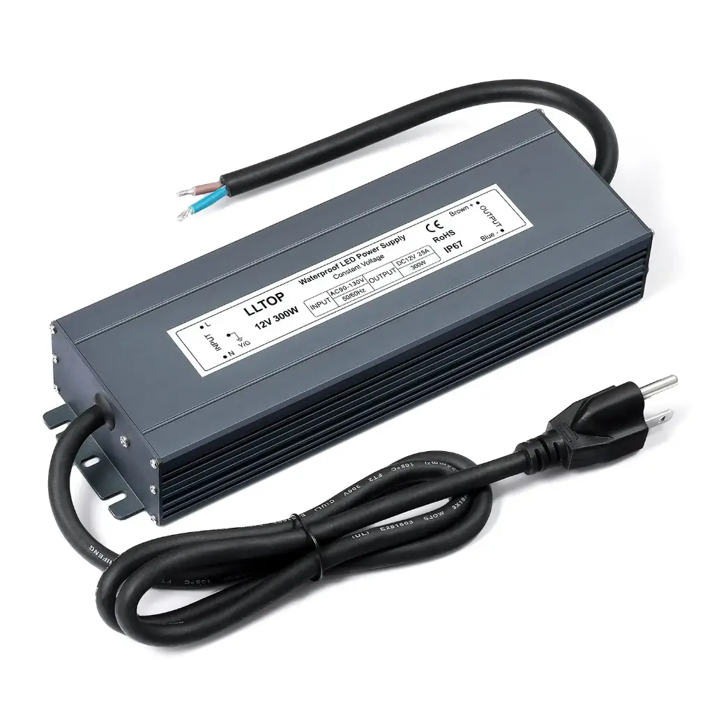 300 Watts Power Supply 90-130V AC to 12V DC 25A
